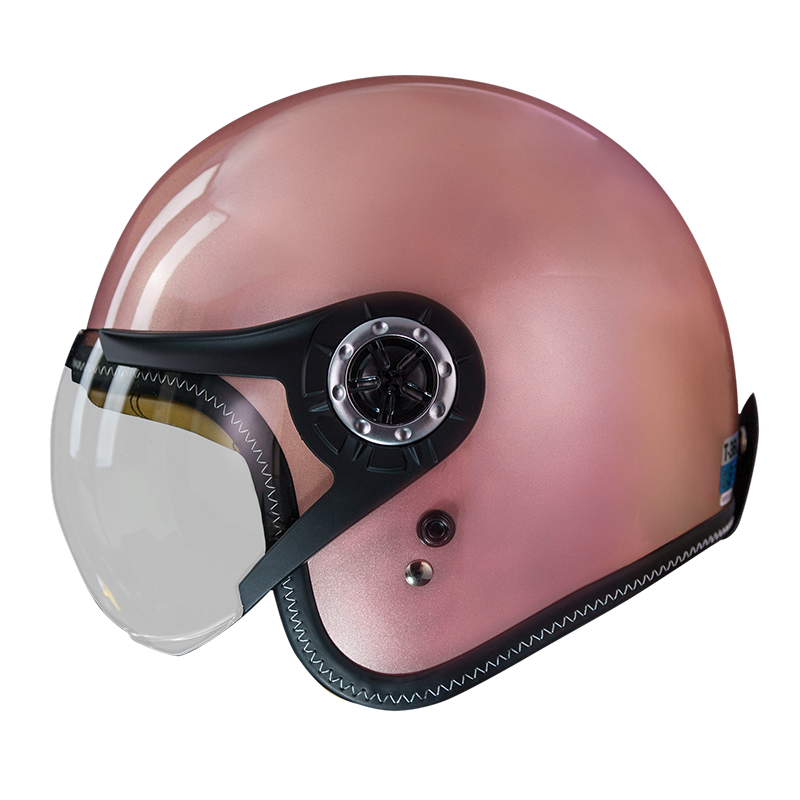 T-360素色 -男女款 安全帽--玫瑰金